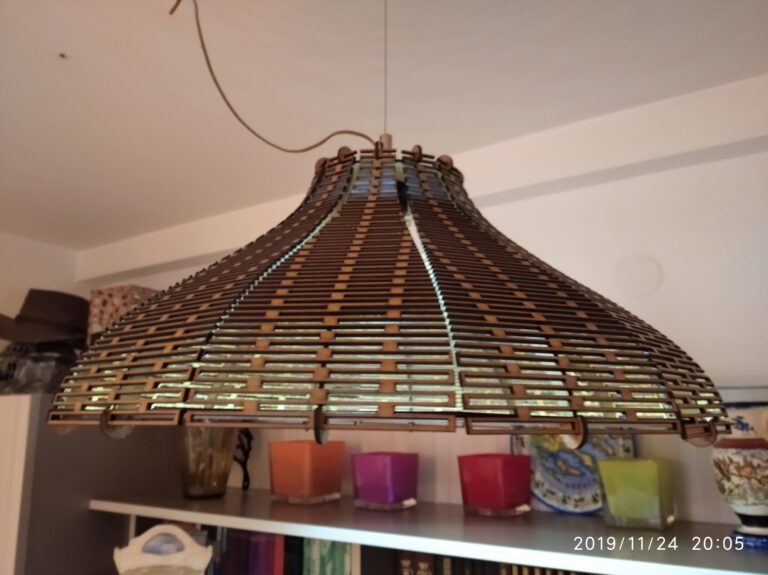 An Octagonal Pendant For A Chandelier 3mm Layout For Laser Cut Free DXF File