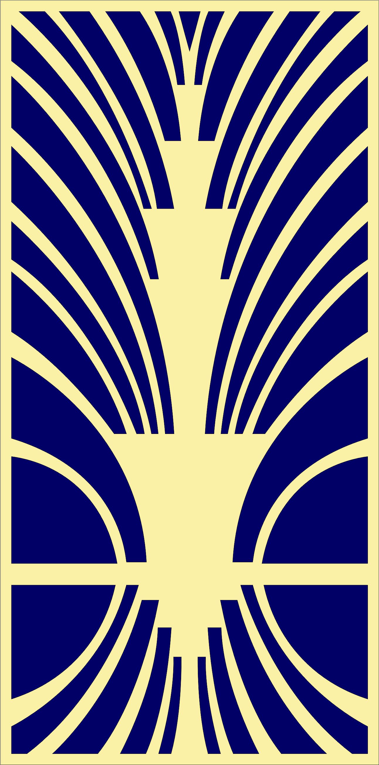 Arc Shaped Divider For Laser Cutting Free DXF File