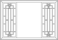 Back Door Frame Partition Garden For Laser Cut Cnc Free Vector File