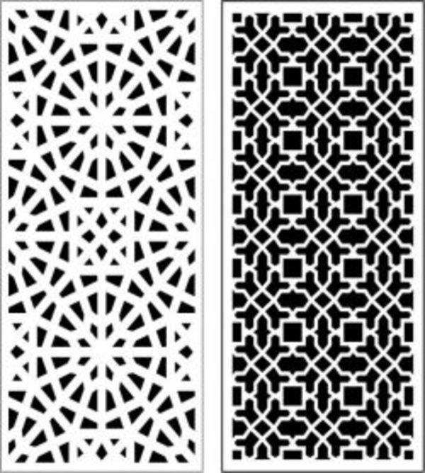 Beautiful Living Room Baffle Pattern For Laser Cut Cnc Free DXF File