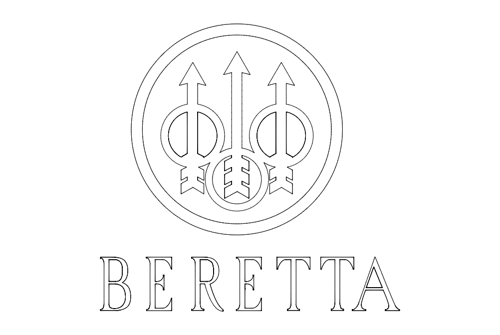 beretta-logo Free DXF File