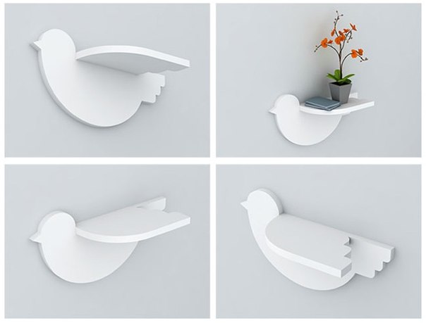 Bird Shelf 20mm For Laser Cutting Free Vector File
