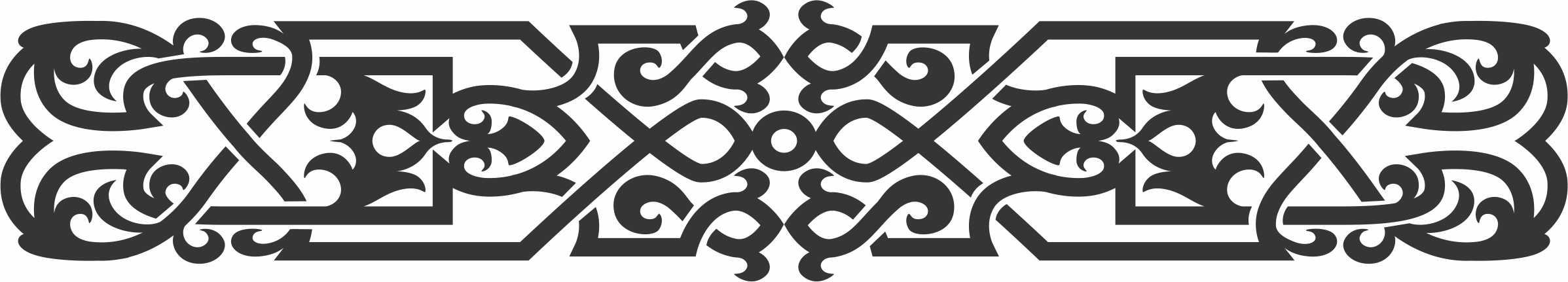Border Design Panel Pattern Free DXF File