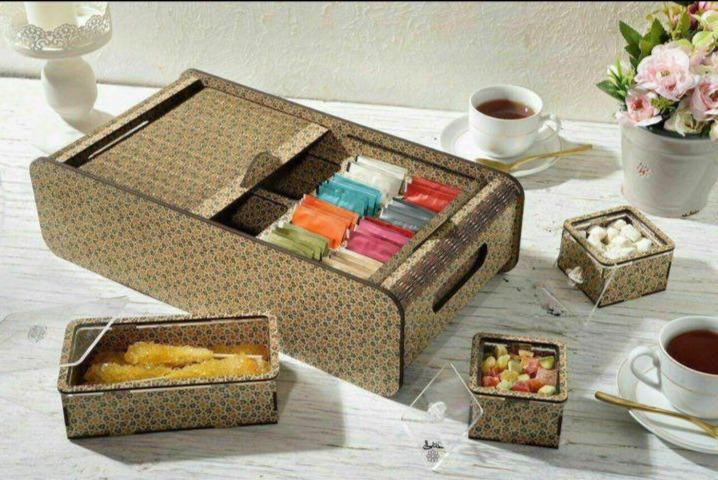 Box For Tea Bags Free Vector File