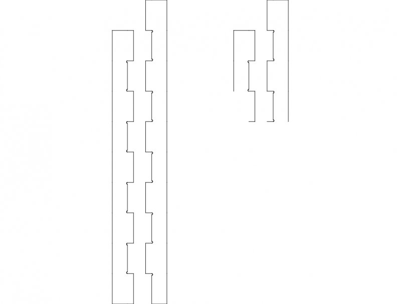 Box Joint Free DXF File