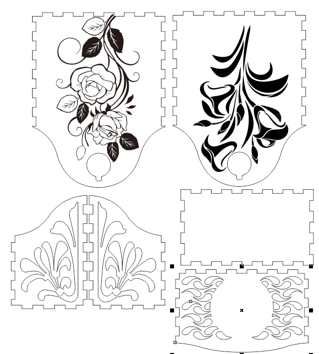 Box Of Spices For Laser Cutting Free Vector File