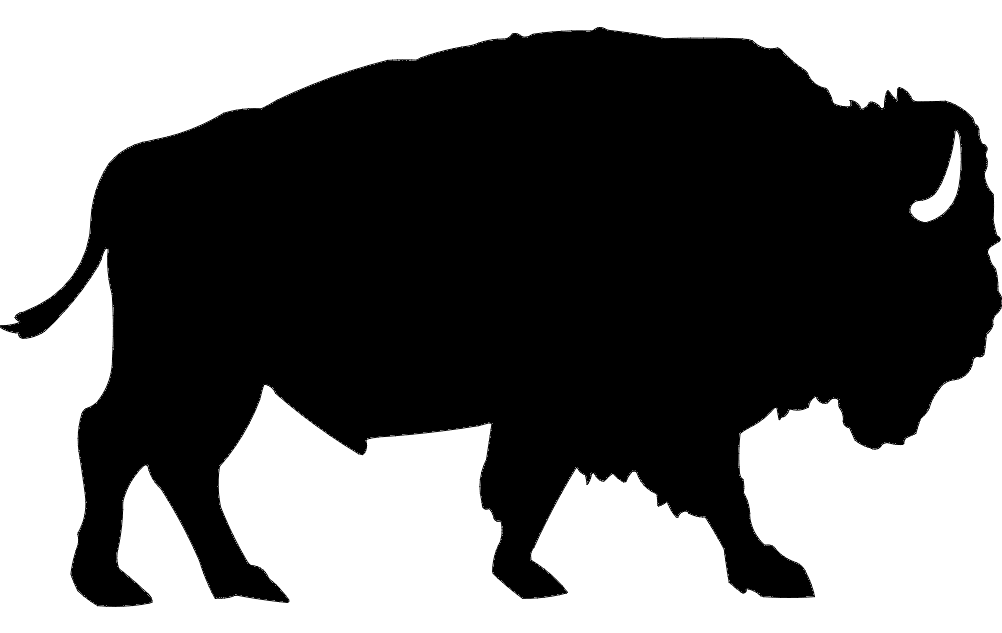 Buffalo Silhouette Free DXF File
