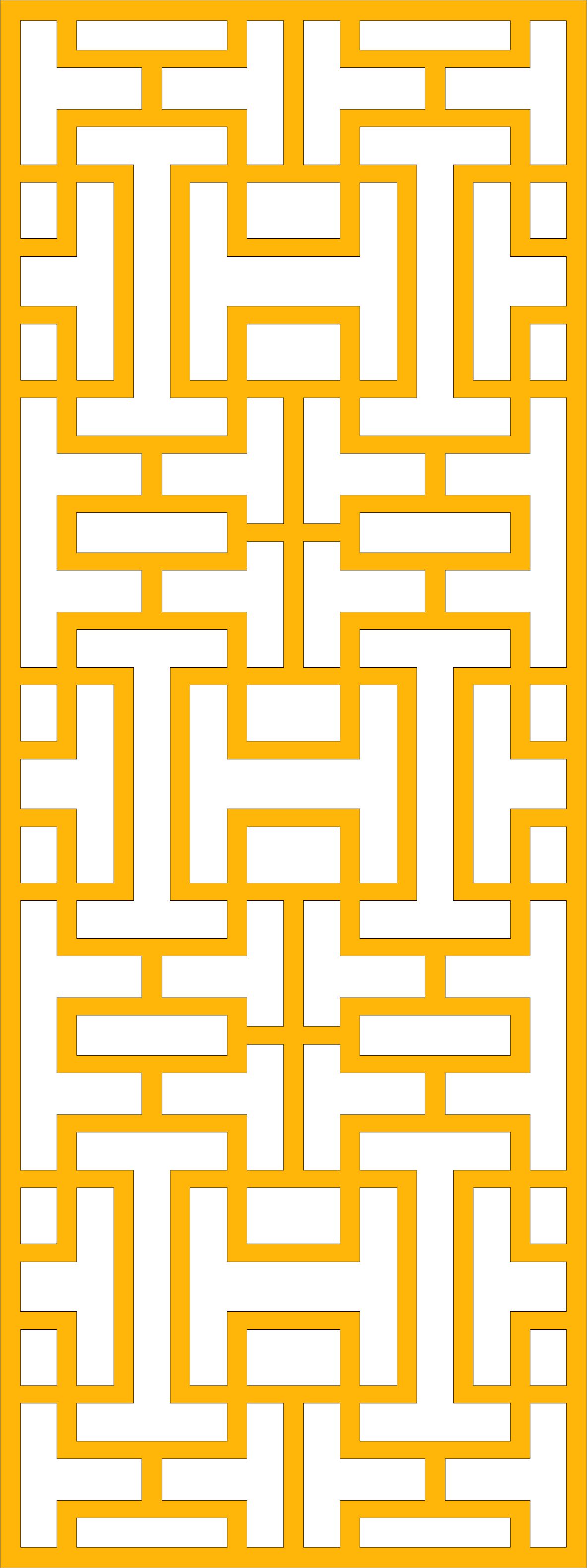Bulkhead Design Tiles Shaped For Laser Cutting Free DXF File