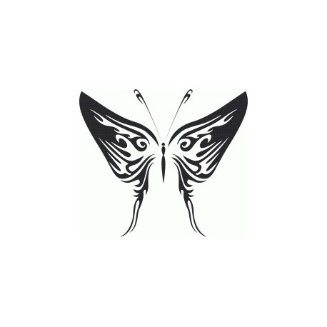 Butterfly Illustration Free DXF File