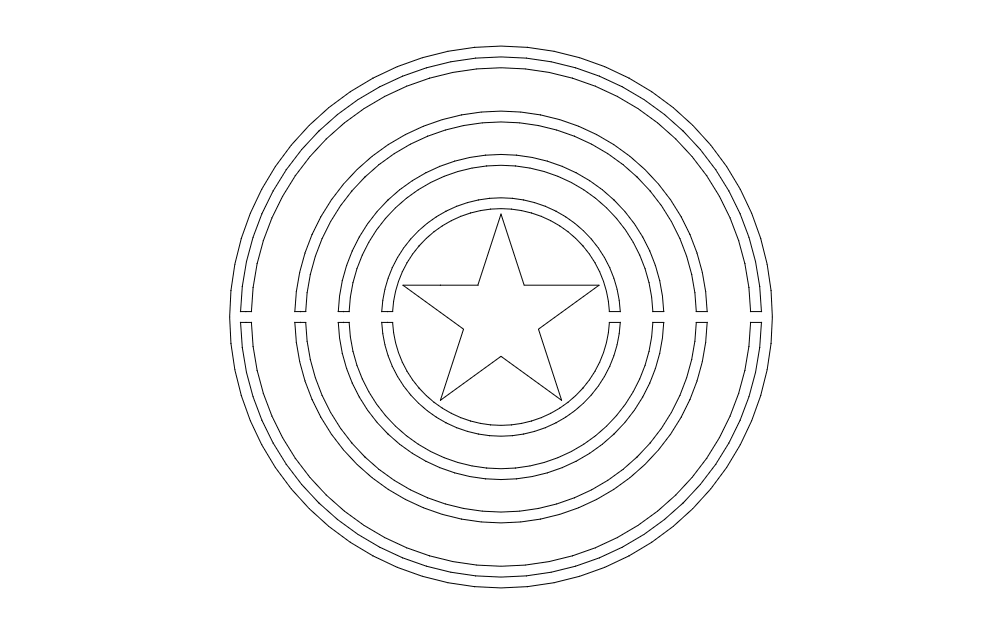 Captain Logo Free DXF File