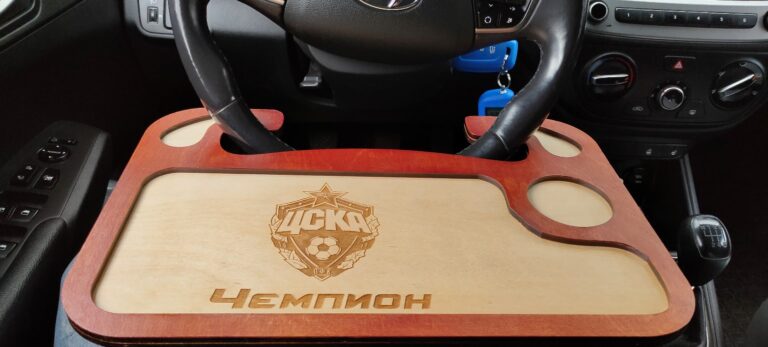 Car Steering Wheel Computer Desk Vehicle Table Car Kit Dining Table For Laser Cut Free Vector File