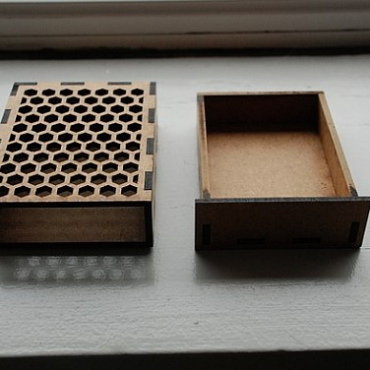 Card Box Layout For Laser Cut Free Vector File