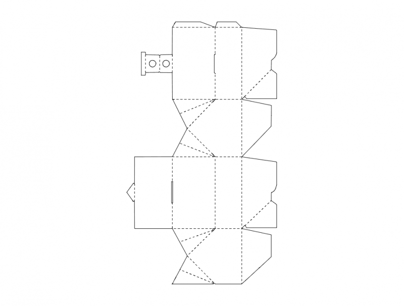 Cardboard Boxes Vector Template Free DXF File