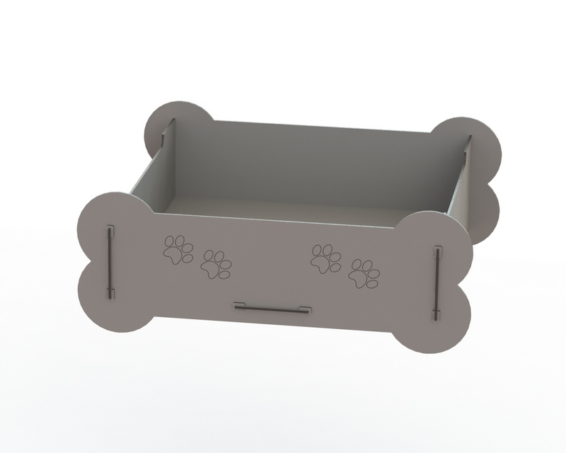 Cat Bed Template For Laser Cut Free Vector File