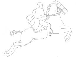 Cavalo Corrida Free DXF File