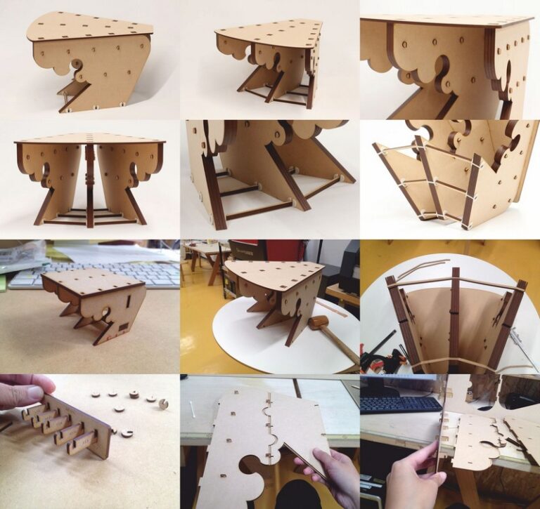 Chair Kumode For Laser Cut Free Vector File