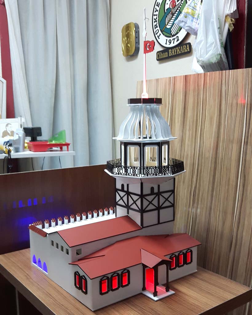 Cnc Laser Cut Designbeautiful House Model Free Vector File