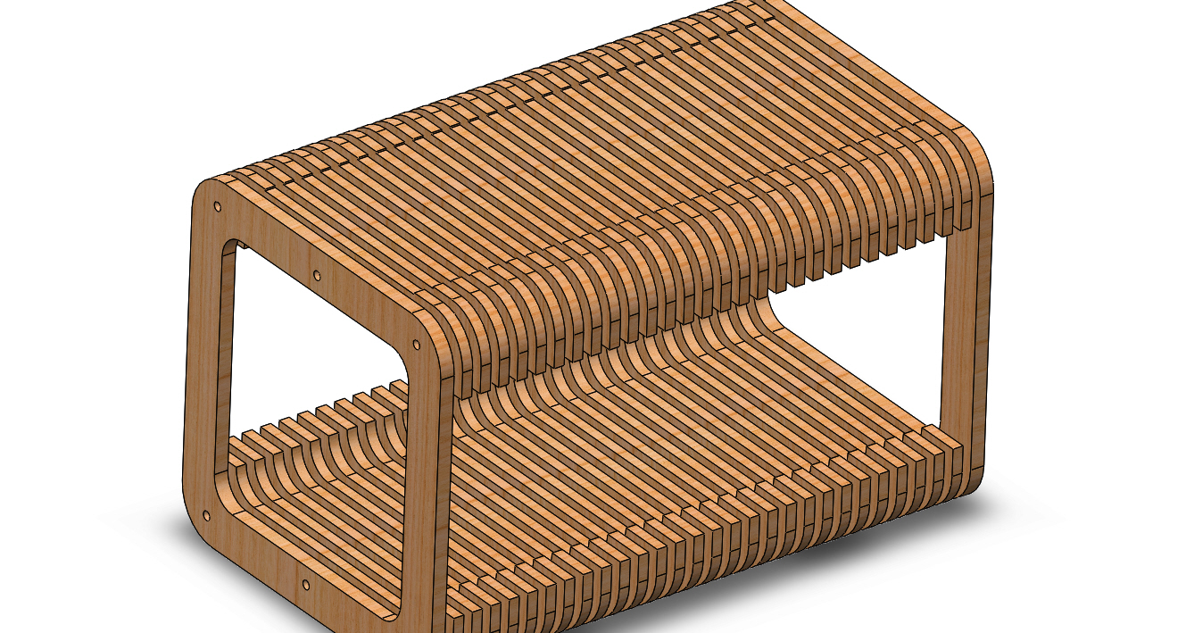 Cnc Laser Cut Parametric Table Design Free DXF File