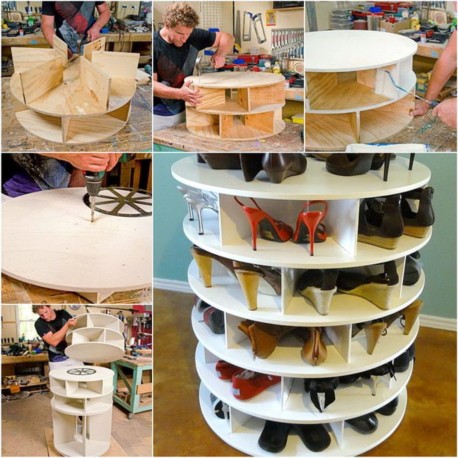 Cnc Laser Cut Wooden Shoes Organizer Shelves Free DXF File