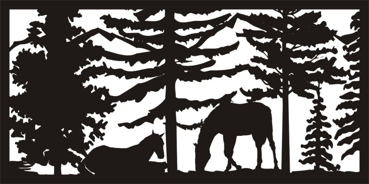 Cnc Plasma Cutting Panel Design Free DXF File