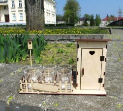 Cup Holder For Laser Cut Cnc Free DXF File