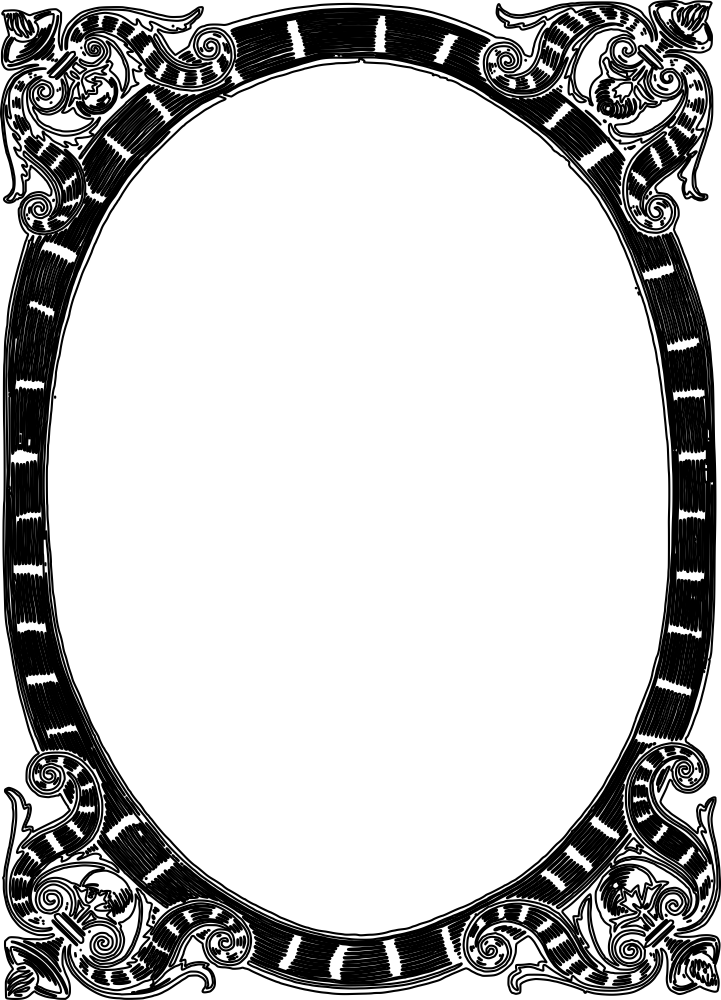Decor Mirror Frame Free DXF File