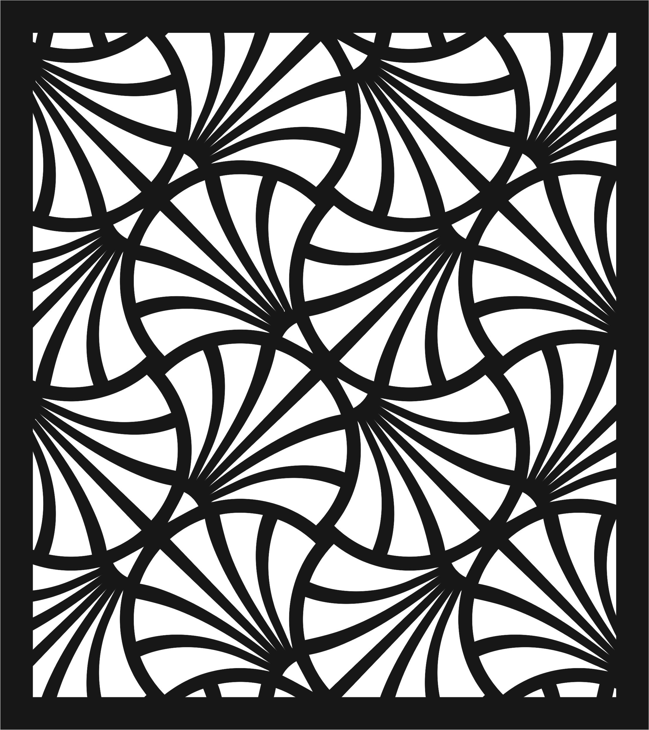 Decor Seamless Screen Art For Laser Cut Free Vector File