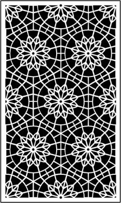 Decorative Baffle Mandala Download Free DXF File