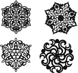 Decorative Motifs Circle For Laser Cut Plasma Free DXF File
