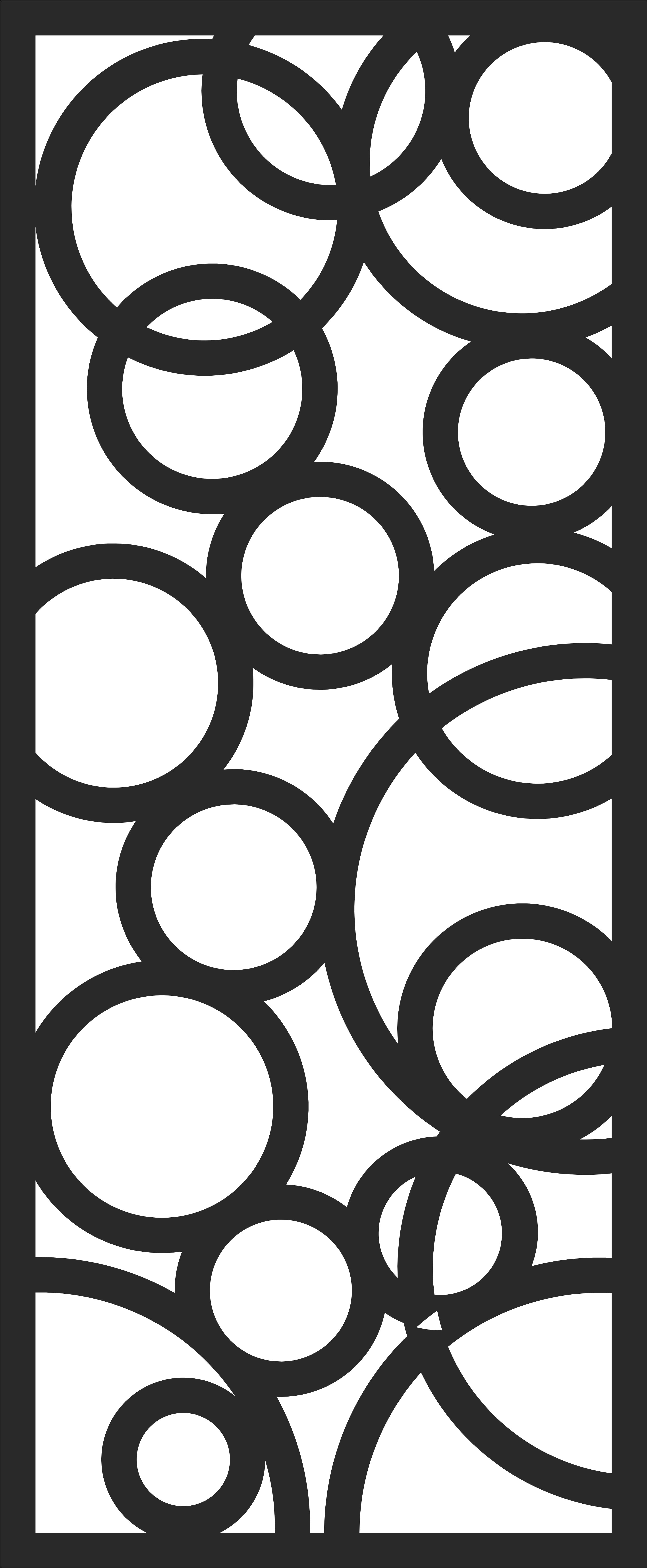 Decorative Privacy Partition Indoor Panel Room Divider Floral Lattice Stencil Seamless Pattern For Laser Cut Free Vector File