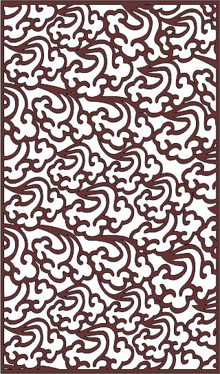 Decorative Privacy Partition Indoor Panel Room Divider Pattern Cnc Laser Cutting Free DXF File