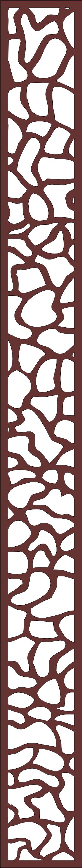 Decorative Privacy Partition Indoor Panels Lattice Room Divider Patterns Free DXF File