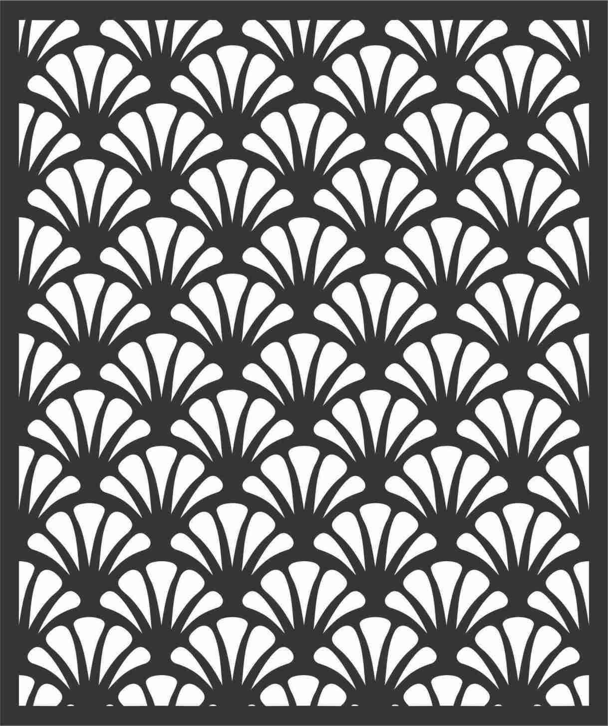 Decorative Screen Patterns For Laser Cutting 164 Free DXF File