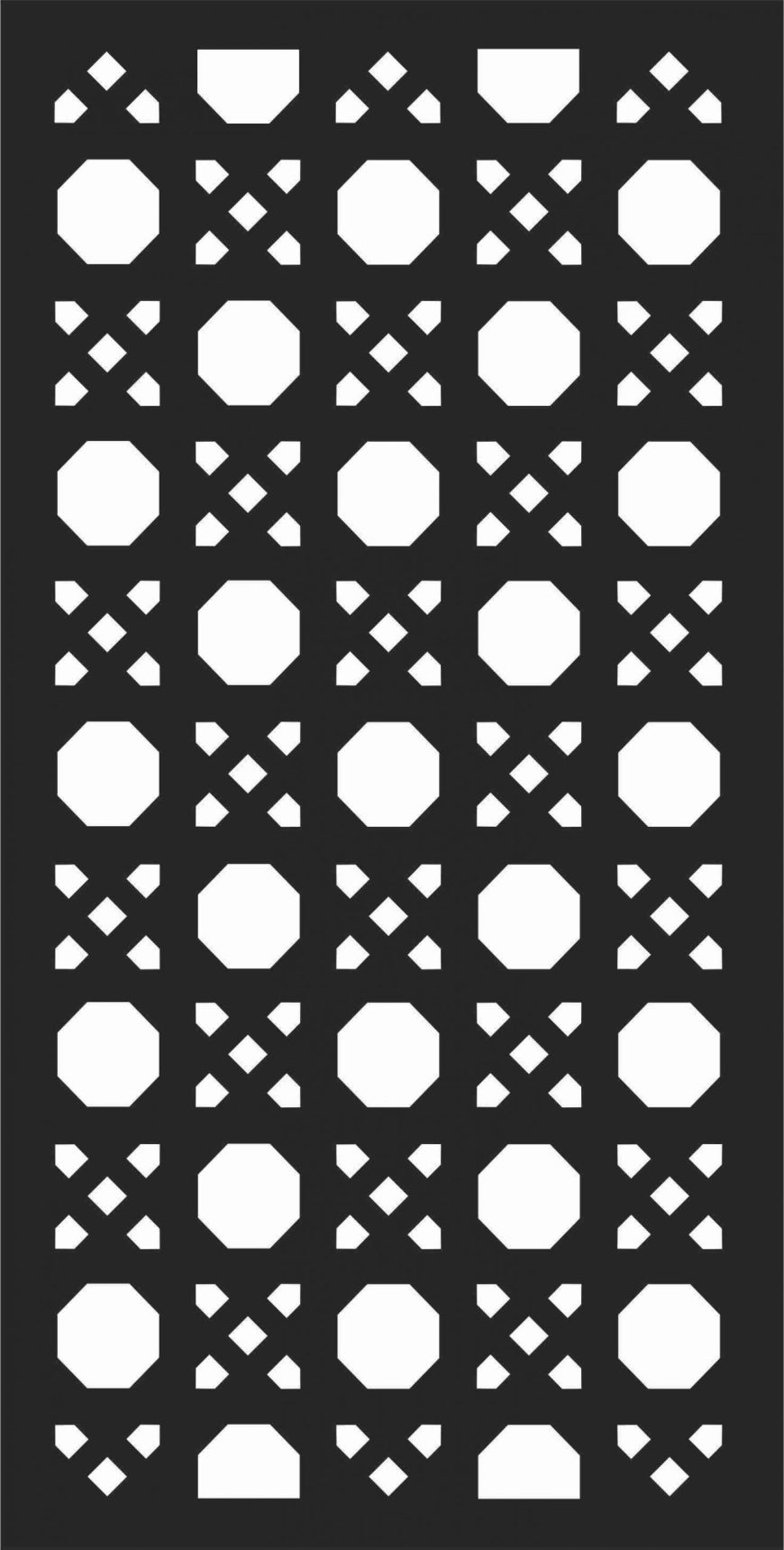 Decorative Screen Patterns For Laser Cutting 186 Free DXF File