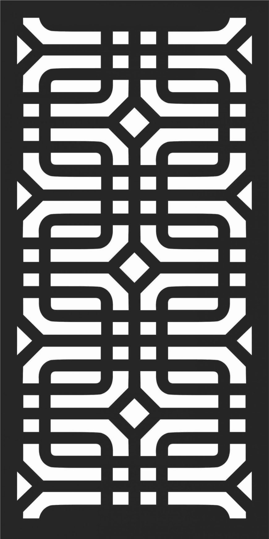 Decorative Screen Patterns For Laser Cutting 191 Free DXF File