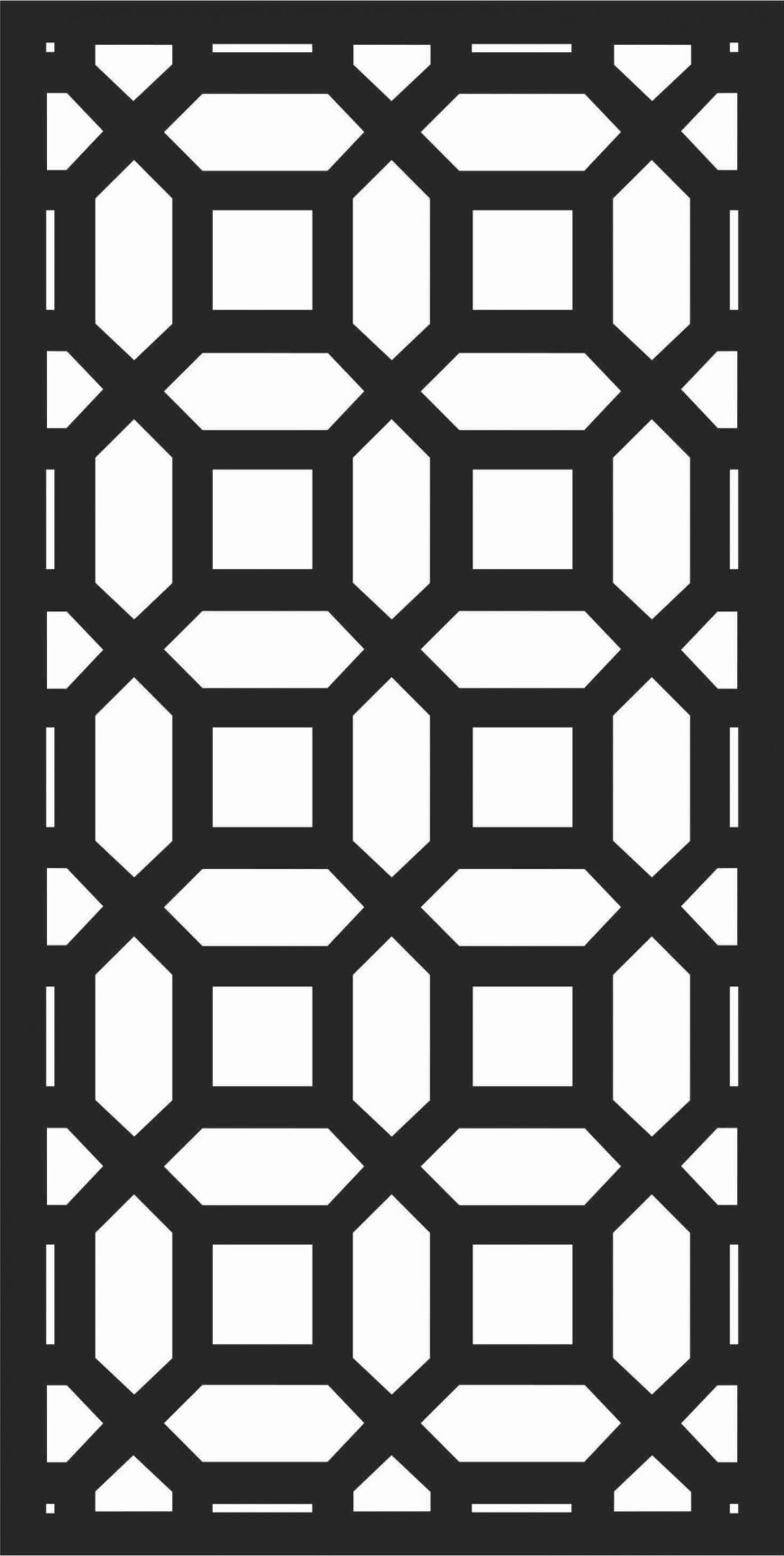 Decorative Screen Patterns For Laser Cutting 195 Free DXF File