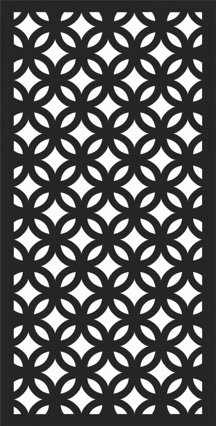 Decorative Screen Patterns For Laser Cutting 198 Free DXF File