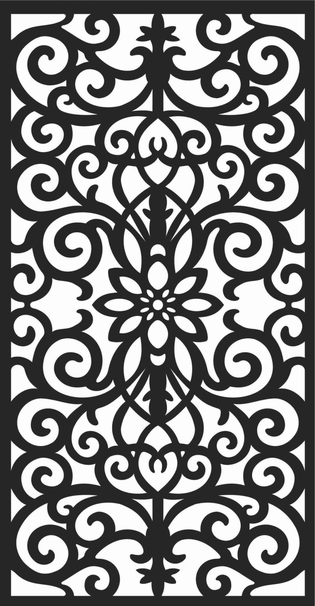 Decorative Screen Patterns For Laser Cutting 60 Free DXF File