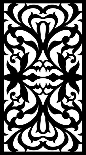 Decorative Screen Patterns For Laser Cutting 9 Free DXF File