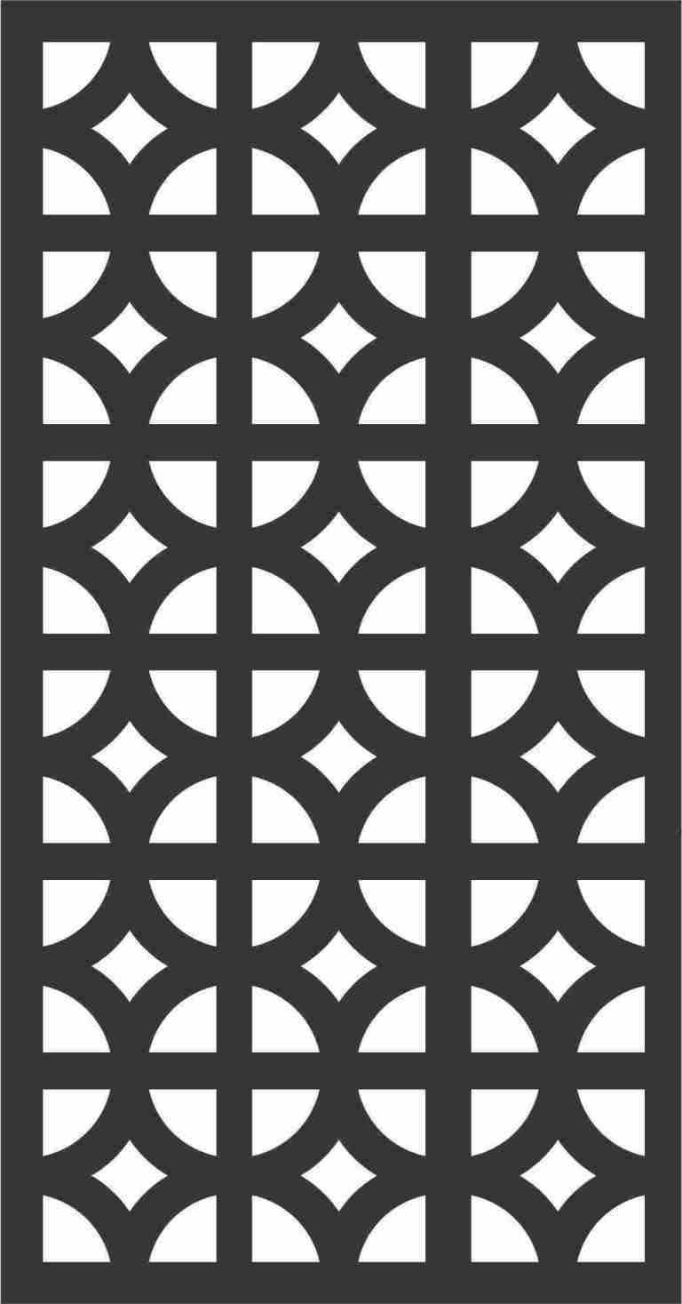 Decorative Screen Patterns For Laser Cutting 96 Free DXF File