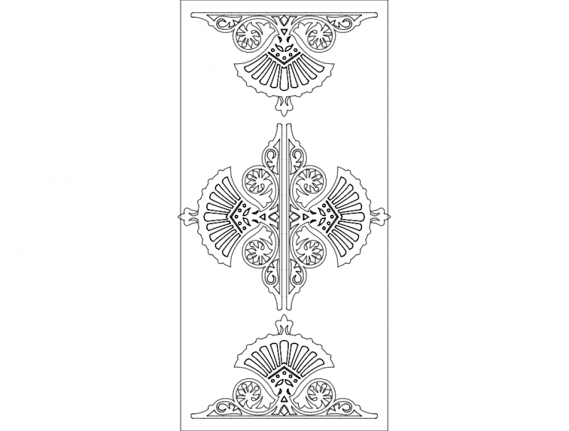 Design Pattern Beautiful Free DXF File