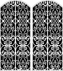 Design Pattern Door 6156 For Laser Cut Cnc Free DXF File