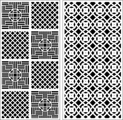 Design Pattern Panel Screen 5990 For Laser Cutting Cnc Free DXF File