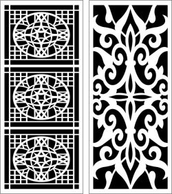 Design Pattern Panel Screen 6064 For Laser Cut Cnc Free DXF File