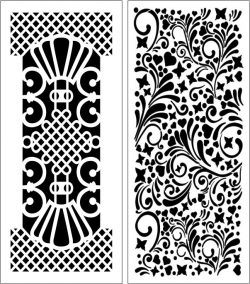 Design Pattern Panel Screen 6116 For Laser Cut Cnc Free Vector File