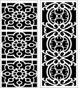 Design Pattern Panel Screen 6159 For Laser Cut Cnc Free DXF File