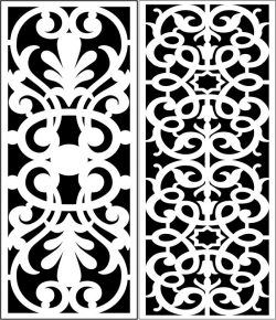 Design Pattern Panel Screen 6205 For Laser Cut Cnc Free DXF File