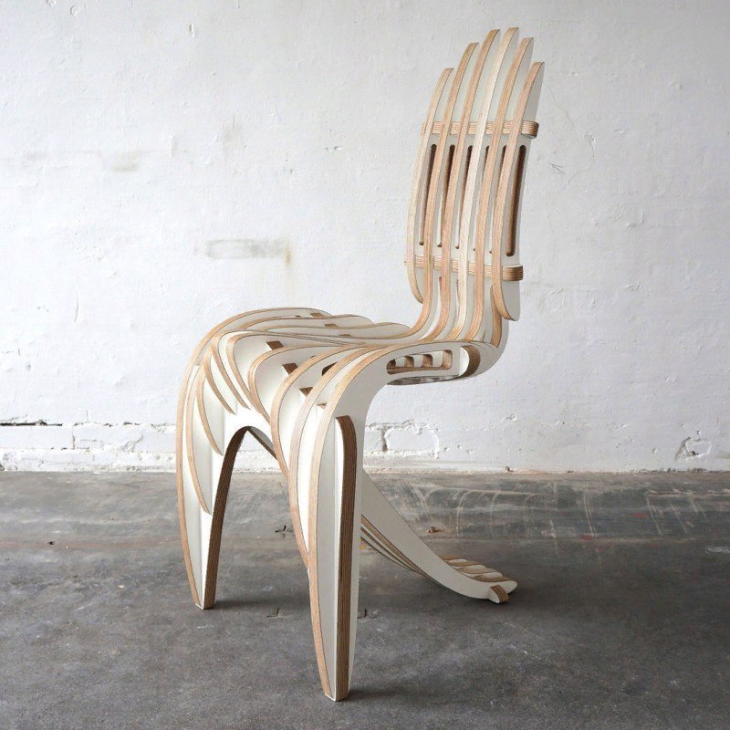 Designer Chair Cnc Free DXF File