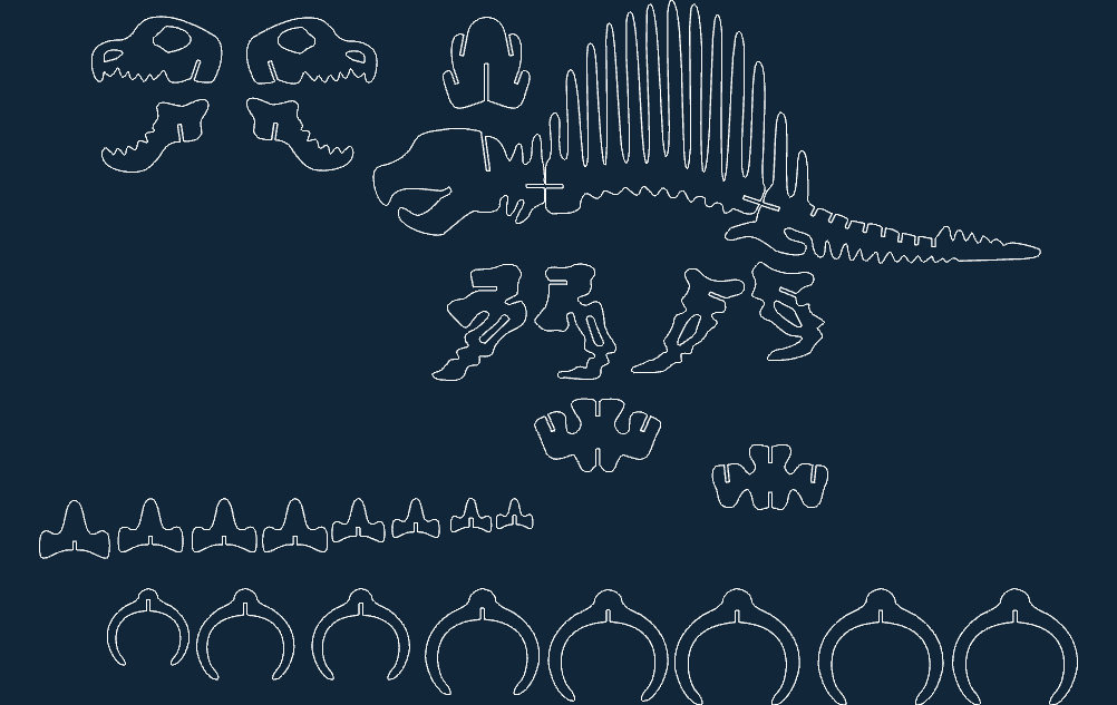 Dimetradon Free DXF File