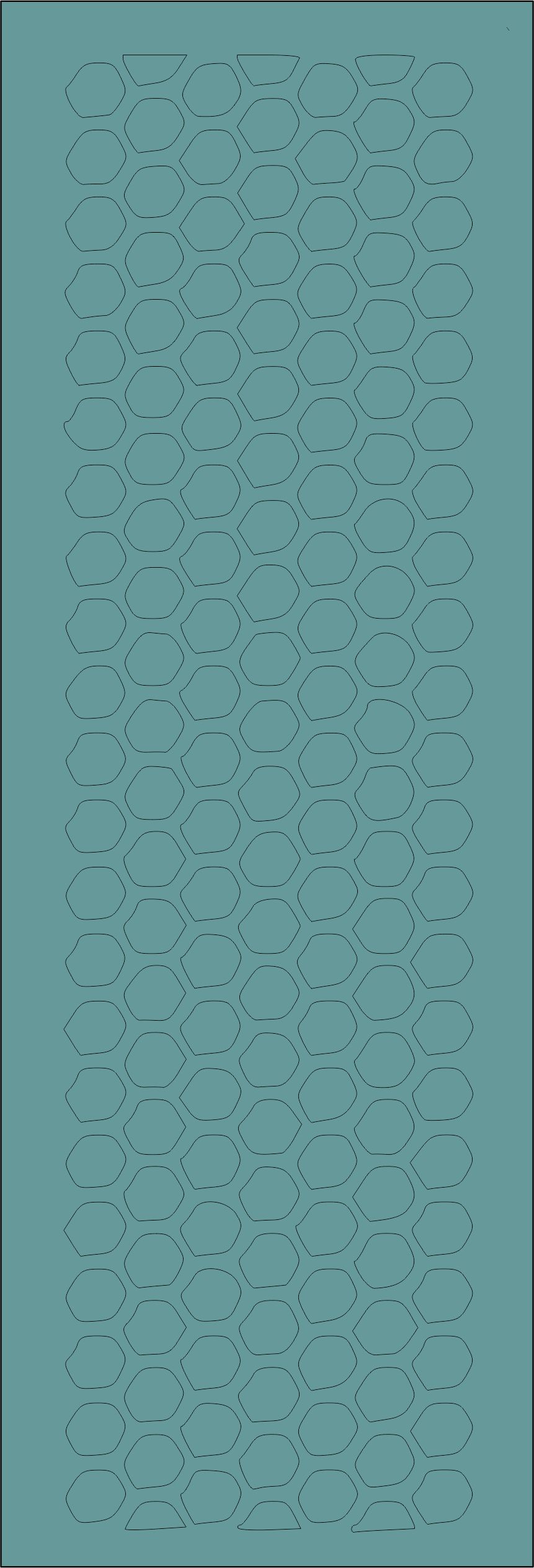 Divider Pattern Screen For Laser Cutting Free DXF File